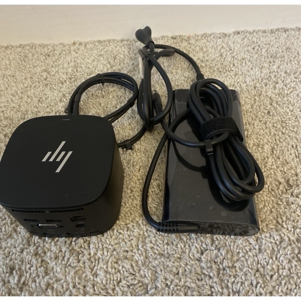 HP HSN-IX01 Thunderbolt Dock G2 with Combo Cable Docking Station 230W AC Adapter